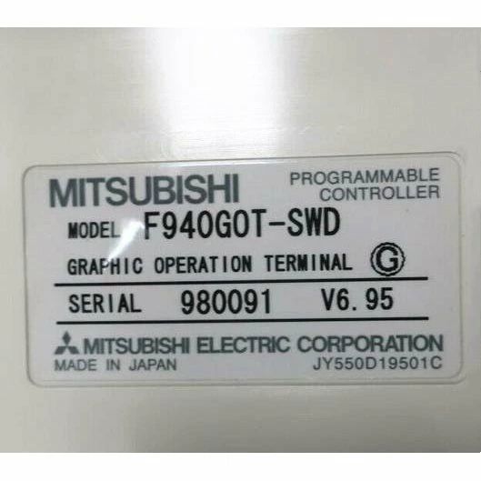 【新品 適格請求書発行可】MITSUBISHI 三菱電機 F940GOT-SWD グラフィックオペレーションターミナル【6..