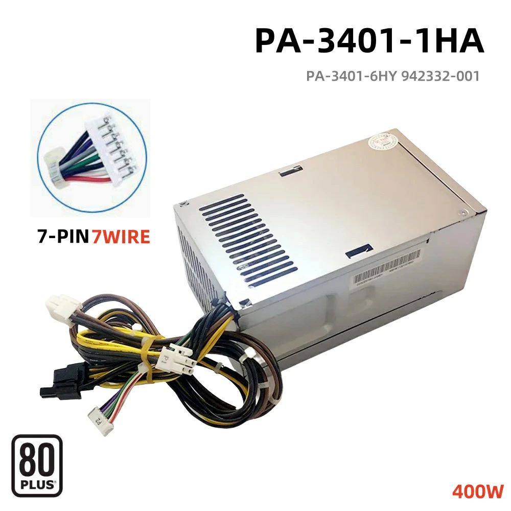 純正新品 HP ProDesk 280 288 480 600 800 G3 G4 G5 用PA-3401-1HA 400W 4PIN+4PIN+7PIN(7Wire) グラフィックカード6+2PIN 電源ユニッ