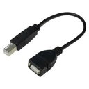 変換名人 USBケーブル20 A(メス) to B(オス) USBAB/BA20(2)