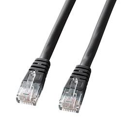 サンワサプライ エンハンスドカテゴリ5単線LANケーブル 2m ブラック KB-T5T-02BKN