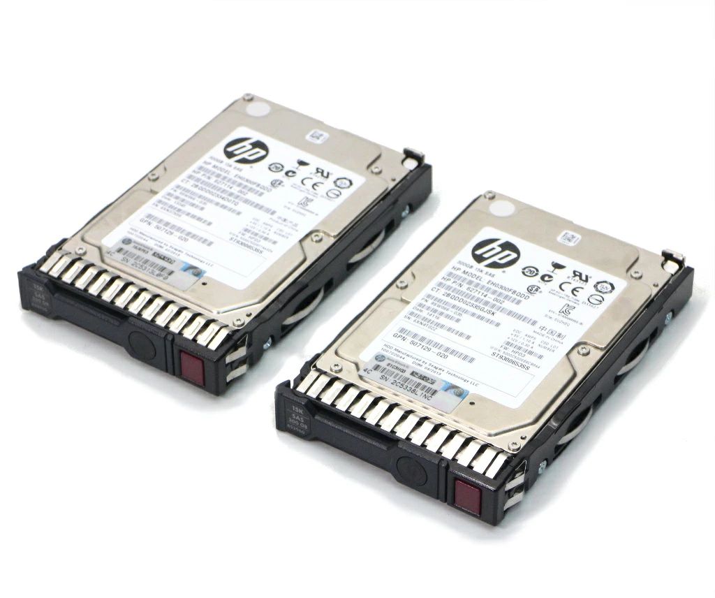 hp 2台セット 653960-001 SAS SC 300GB 2.5インチ ProLiant Gen8シリーズ等対応 6Gpps 15000rpm HDDマ..