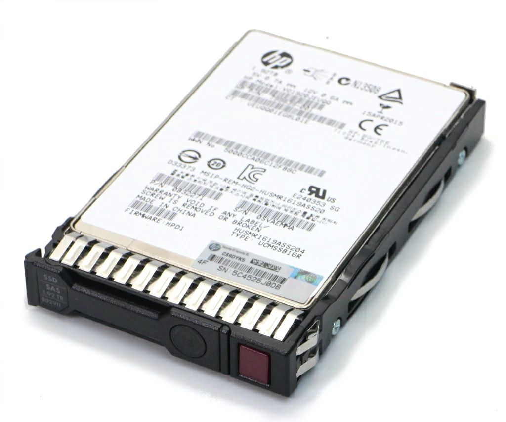hp 802911-001 HUSMR1619ASS204 1.92TB MLC RI SC SSD 2.5インチ SAS12Gbps ProLiant Gen8シリーズ等対応 動作確認済 【中古】【2020020