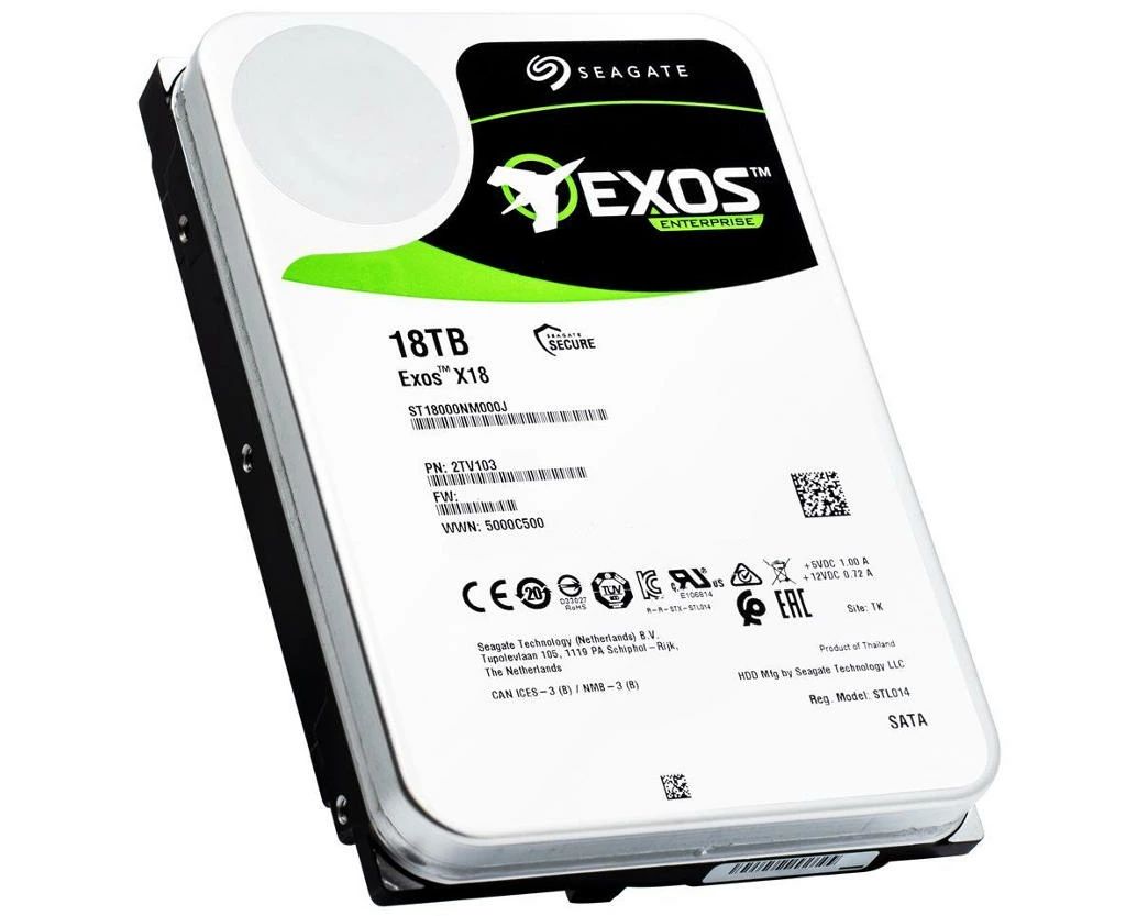 【新品】【デスクトップPC対応】Seagate Exos X18 18TB 3.5インチ SATA HDD エンタープライズクラスド..