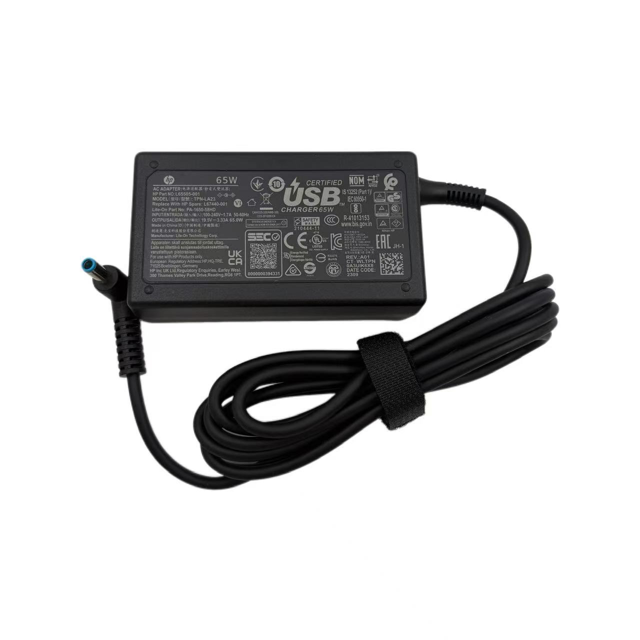 Fuji - 純正新品 HP TPN-LA23 PA-1650-58HD 65W ACアダプター 19.5V 3.33A