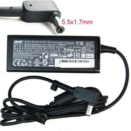 純正新品 Acer 19V 2.37A A13-045N2A PA-1450-26 A13-045N2A ADP-45HE 外径5.5mm 内径1.7mmアダプタ エイサー Aspire E5-422 E5-473 E5-473T E5-522 N16Q2 A111-31対応