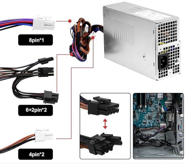 �������� Dell Vostro 3910 XPS8950 OptiPlex 7090MT �� 460W�Ÿ���˥å� H460EBS-00 D460E004P HU460EBS-00 389MC