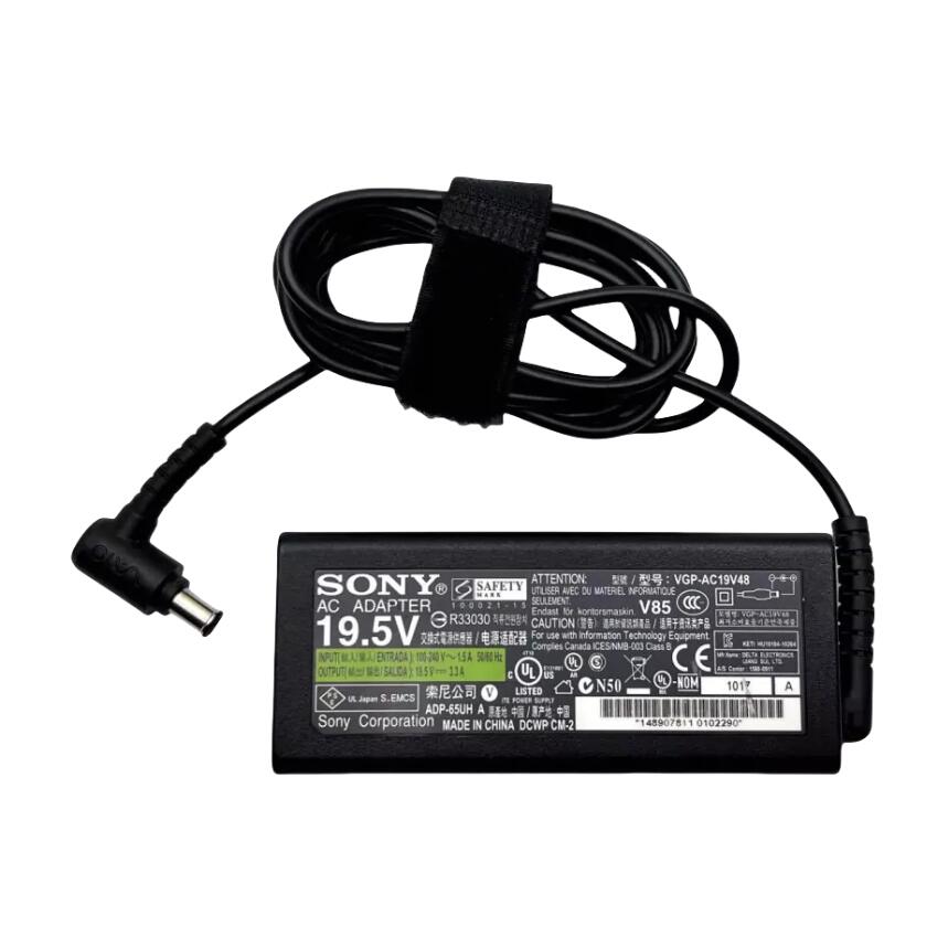 【純正新品】 ソニーSONY VAIO 19.5V 3.3A 65W ACアダプターVGP-AC19V48 VGP-AC19V43 6.5*4.4MM