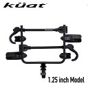 Kuat クアット Transfer【1.25インチ角モデル】トランスファー V2 車載ヒッチラック バイクキャリア 2台積載 Hitch Rack ヒッチキャリア 自転車積載 ヒッチメンバー 小型 軽量 自動車用 ガタつき防止