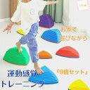 バランスストーン 9個セット 子供用 飛び石 アスレチック おもちゃ 男の子 女の子 キッズ 子ども 幼児 バランス感覚 体幹トレーニング 運動不足 遊具 運動 知育 玩具 プレゼント バランス ブロック ギフト 誕生日