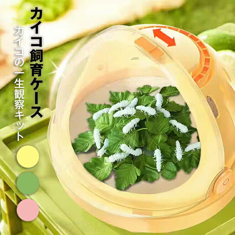 カイコ飼育ケース 昆虫飼育 ボックス 小型爬虫類 ケージ クリア 透明窓 餌箱 昆虫観察 蚕養殖倉 カイコ観察 蚕 カブト 蝶 虫かご 昆虫箱 昆虫カプセル クリア 観察ケース 飼育ケース 昆虫採集 標本収集 子供用 子供向け 飼育用品 飼育キット 宇宙船デザイン プレゼント