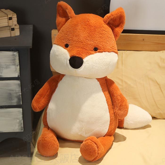 Rakuten - 狐 キツネ きつね ぬいぐるみ 動物 アニマル キャラクター 大きい 抱き枕 かわいい 置物 縫いぐるみ ふわふわ きまくら プレゼント 誕生日 誕生日 子供 クリスマス プレゼント ギフト 70cm