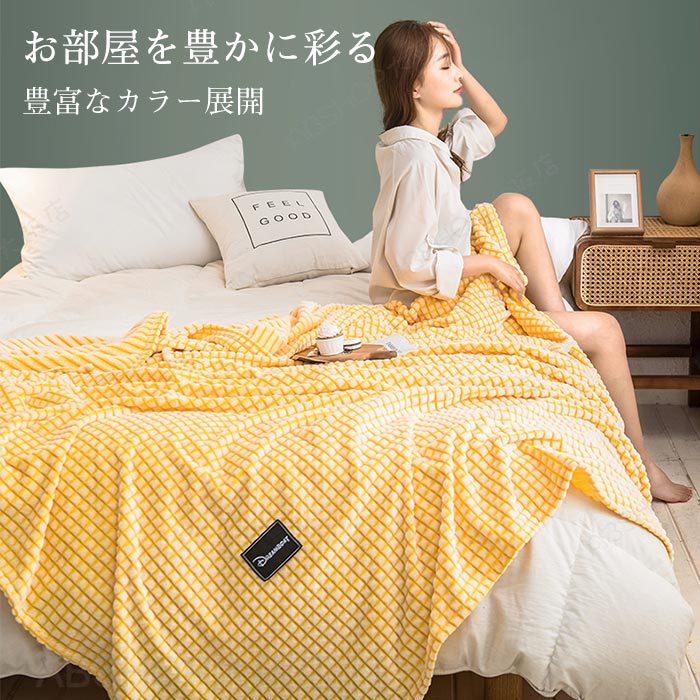 ブランケット 毛布 マルチカバー 膝掛け ひざ掛け マイクロファイバー 掛け毛布 敷き毛布 カーペット ソファーカバー ベットカバー 多機能 寝具 北欧 薄手 お洒落 可愛い 春夏秋冬用 オールシーズン 洗える インテリア ギフト 180×200cm 200×230cm [2]