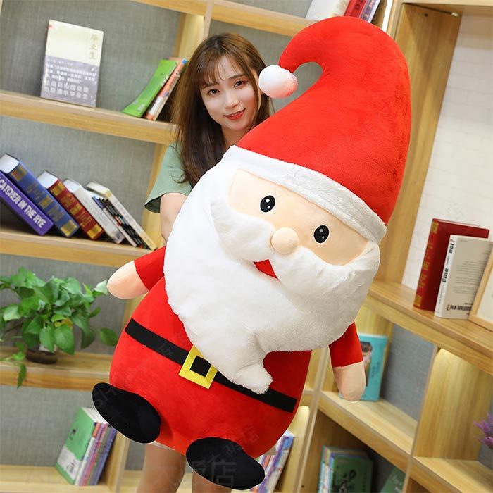 Rakuten - ぬいぐるみ クリスマス クリスマスプレゼント サンタクロース おもちゃ ふわふわ 可愛い 人形 サンタさん 贈り物 御祝い お誕生日 プレゼント 100cm
