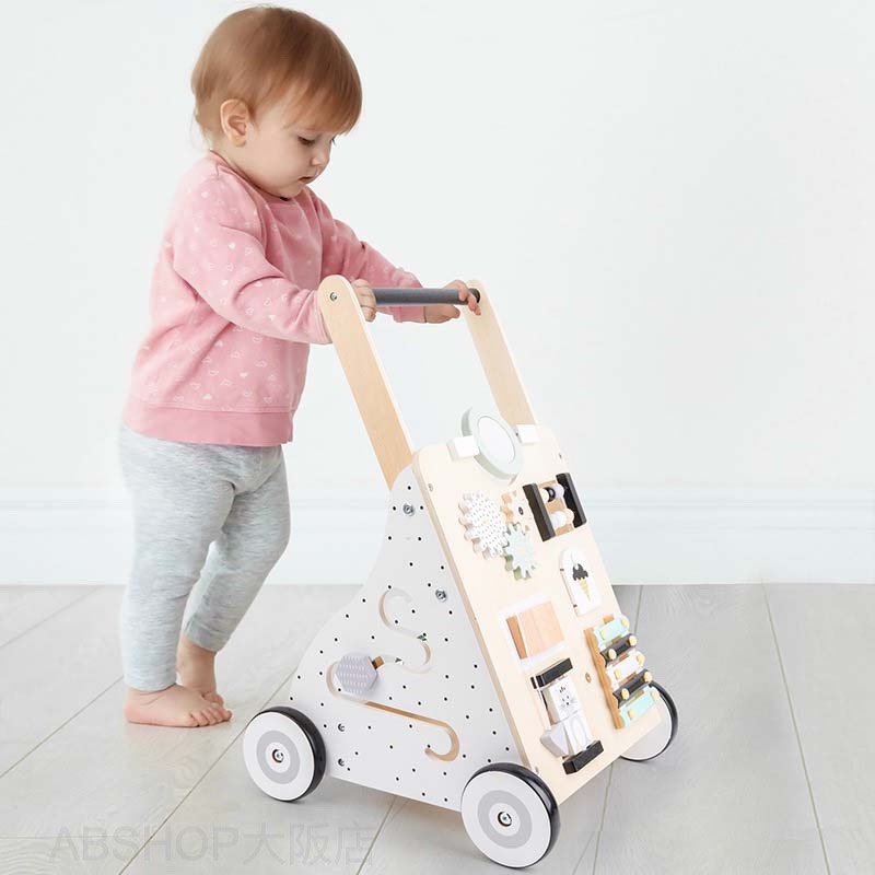 知育玩具 手押し車 ベビーファーストウォーカー アイムトイ | 木のおもちゃ 赤ちゃ...