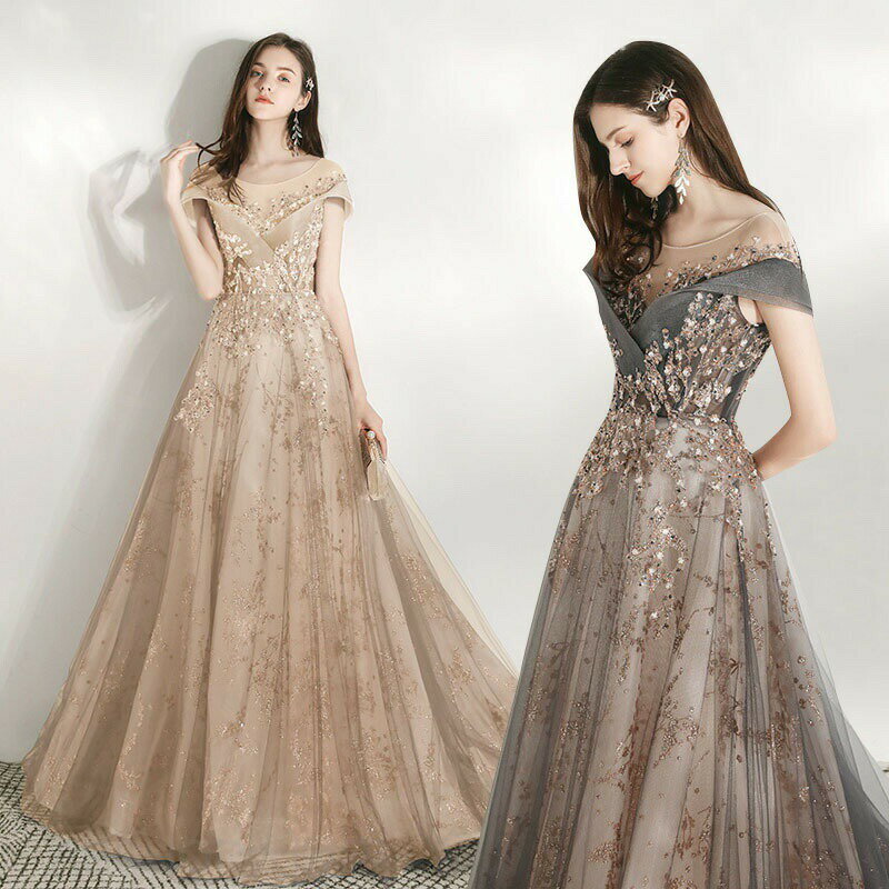 Rakuten - イブニングドレス 結婚式お呼ばれドレス ロングドレス パーティードレス 韓国 ブラックドレス 成人式ドレス 同窓会ドレス かっこいい ワンピース フォーマル ばれドレス 袖あり フォーマル レース フリル マキシ きれいめ 楽チン ゆったり フリル 可愛い 半袖 袖あり