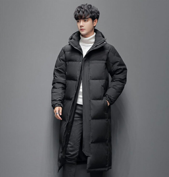 【送料無料】ダウンコート メンズ フード付き あったか アウター 暖かい ダウン ダウンジャケット メンズダウンジャケット おしゃれダウン メンズ ブルゾン 大きいサイズ ファッション 防寒 冬服 黒