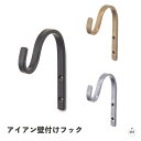 アイアン壁付けフック|幅約0.8cm|奥行約8cm|高さ約10cm|耐荷重約1.5kg|J字フック|壁掛けフック|インテリア|生活雑貨|収納|片付け|シンプル|...