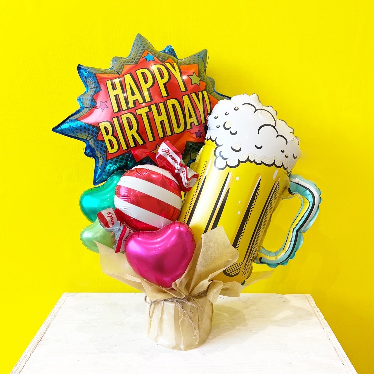 Rakuten - ”Cheers！” birthday party arrange誕生日　パーティー　バル―ンアレンジビール　男性用ギフト