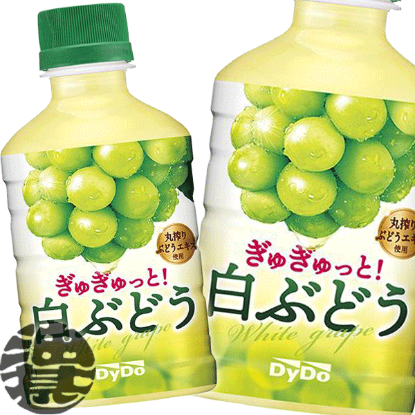 『送料無料！』（地域限定）ダイドー ぎゅぎゅっと！ 白ぶどう 280mlペットボトル（24本入り1ケース）ぶどう　果汁飲料※ご注文いただいてから4日～14日の間に発送いたします。/ot/(4)