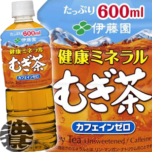 『送料無料！』（地域限定）伊藤園　健康ミネラルむぎ茶　600mlペットボトル（1ケースは24本入り）天然ミネラル麦茶