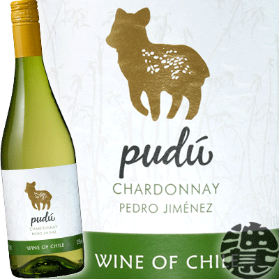 メルシャン プードゥ シャルドネ＆ペドロ・ヒメネス 750ml瓶【Pudu Chardonnay & Pedrojimenez 白ワイン チリワイン】※12本ごとに1配送料いただきます。[qw][si]