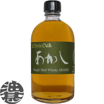 江井ヶ嶋酒造 ホワイトオーク シングルモルト あかし 46% 500ml瓶【ウイスキー】※6本ごとに1配送料いただきます。[qw][si]