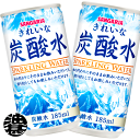 『2ケース送料無料！』（地域限定）サンガリア きれいな炭酸水 185ml缶×2ケース60本（1ケースは30本入り）天然水 炭酸水 天然水スパー..