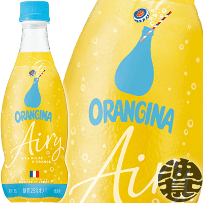 サントリーフーズ　オランジーナ エアリー ORANGINA Airy 420mlペットボトル（24本入り1ケース）※ご注文いただいてから3日〜14日の間に発送いたします。/st/