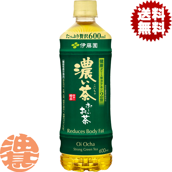 『2ケース送料無料！』（地域限定）伊藤園 お〜いお茶（おーいお茶） 濃い茶 600mlペットボトル×2ケース48本（1ケースは24本入り）濃い味 濃いお茶 日本茶 緑茶 機能性表示食品のサムネイル