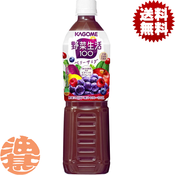 『送料無料！』（地域限定）カゴメ　野菜生活100 ベリーサラダ スマートPET 720mlペットボトル（15本入り1ケース）1食分の野菜 エナジールーツ 紫の野菜※ご注文いただいてから4日〜14日の間に発送いたします。/ot/