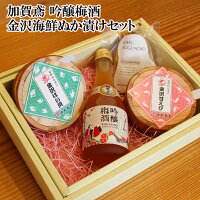 ＼ 5/5 全品ポイント5倍★ 5％OFFクーポン配布中！ ／ 母の日 父の日 早割 おつまみ お酒 「加賀鳶」吟醸梅酒 金沢海鮮ぬか漬けセット ギフト グルメ 詰め合わせ 父親 誕生日 プレゼント 贈り物 父親