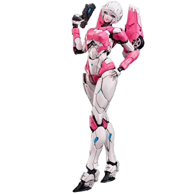 （AC）Flame Toys 風雷模型 トランスフォーマー 「アーシー」Arcee Ver. 機甲娘 PVC ABS製 未組立 塗装済みガレージキット アクションフィギュア