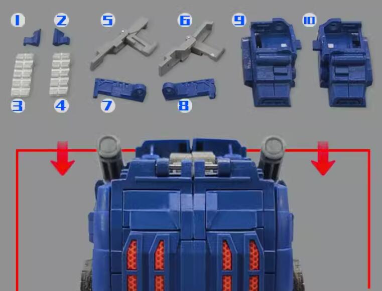 （AC) 2024-411 TF SS WFC03 トランスフォーマー専用 Upgrade Kits アップグレードキット 塗装済 （パーツのみ 本体無し)