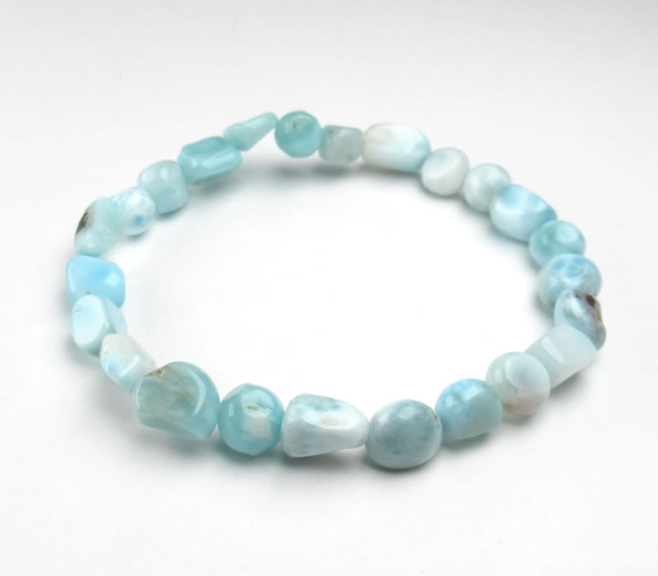 ラリマー ブレスレット タンブル b1larimar006