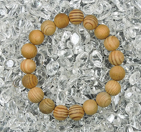 【数量限定】精霊木 屋久杉【保証書付】10mm玉ブレスレット B1yaku003