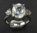 ミャンマー モゴク産 フェナカイト 2.3ct フェナカイト3.5mm リング 世界で最も高い波動 ハイバイブレーション シルバー925 R1ph206