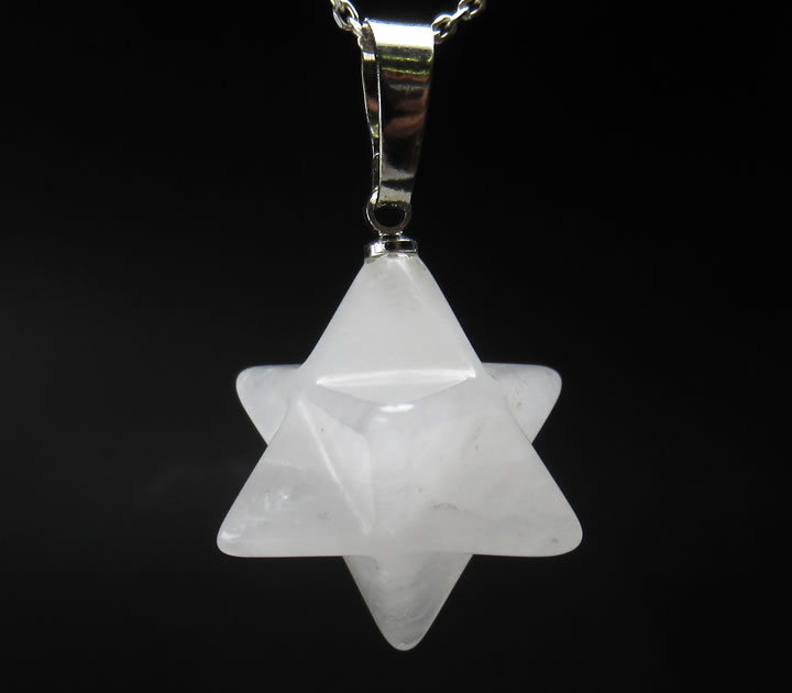 水晶マカバスター ペンダント 20mm(1個） 意識を通して創造される光の幾何...