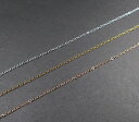 304ステンレス スチール製 アズキチェーン ネックレス カニカン付き 1.2mm幅 45cm 5-sta26