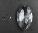 サンキャッチャーパーツ 神聖幾何学図形ヴェシカ パイシス ( ピシス ) クリスタルガラス 4.8cm 虹の天使と光のエネルギー sunpa013(3)