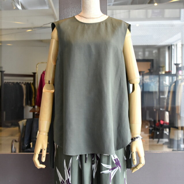 SACRA(サクラ)/VISCOSE LINEN TUMBLE TOP (3色展開)