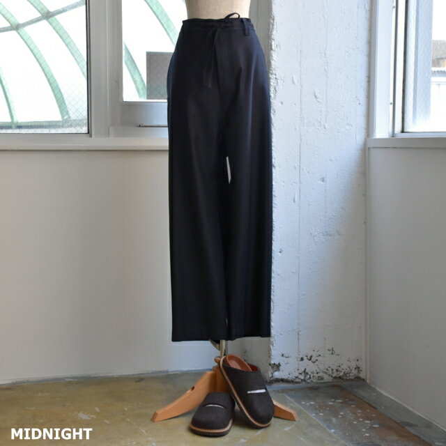 SOFIE D'HOORE(ソフィードール)/POLARIS Low crotch pants with zip and drawstring(2色展開)