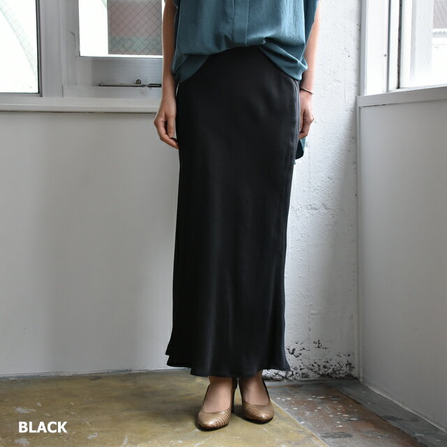 SACRA(TN)/ACETATE VINTAGE TWILL SKIRT(2FWJ)