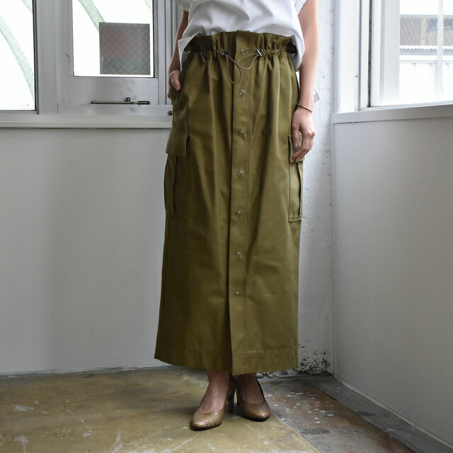 SACRA(TN)/VINTAGE COTTON BACKSATIN SKIRT