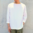 TATAMIZE(^^~[)/ Boatneck Shirt -WHITE-