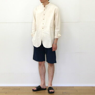 Merz b. Schwanen(メルツ・ベー・シュヴァーネン)/ sweat pant short -ink blue-