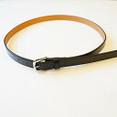 Scye(TC) BOX LEATHER BELT