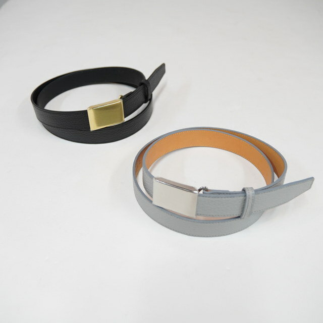 Rakuten - Scye(サイ) Shrink Leather Box Buckle Belt