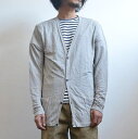 J.SABATINO(サバティーノ)/Linen Cardigan -Grey-　【Z】