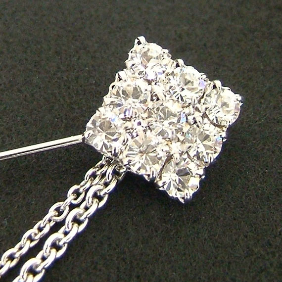 ラペルピン ブローチ square　結婚式・卒業式・入学式・パーティー・就職祝い　プ...