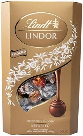 リンツ リンドール LINDT LINDOR アソート 600g ゴールド 個包装 【 4種アソート 約48個】 コストコ 高級チョコレート チョコレート トリュフ チョコ プレゼント 高級チョコ 美味しい リンドールチョコレート リンドールチョコ リンツチョコ リンツチョコレート